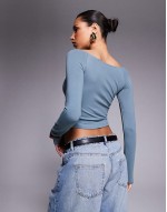 top in eucalyptus green